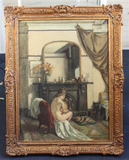 § Thomas Tennant Baxter (1894-1947) The Studio 32 x 24in.